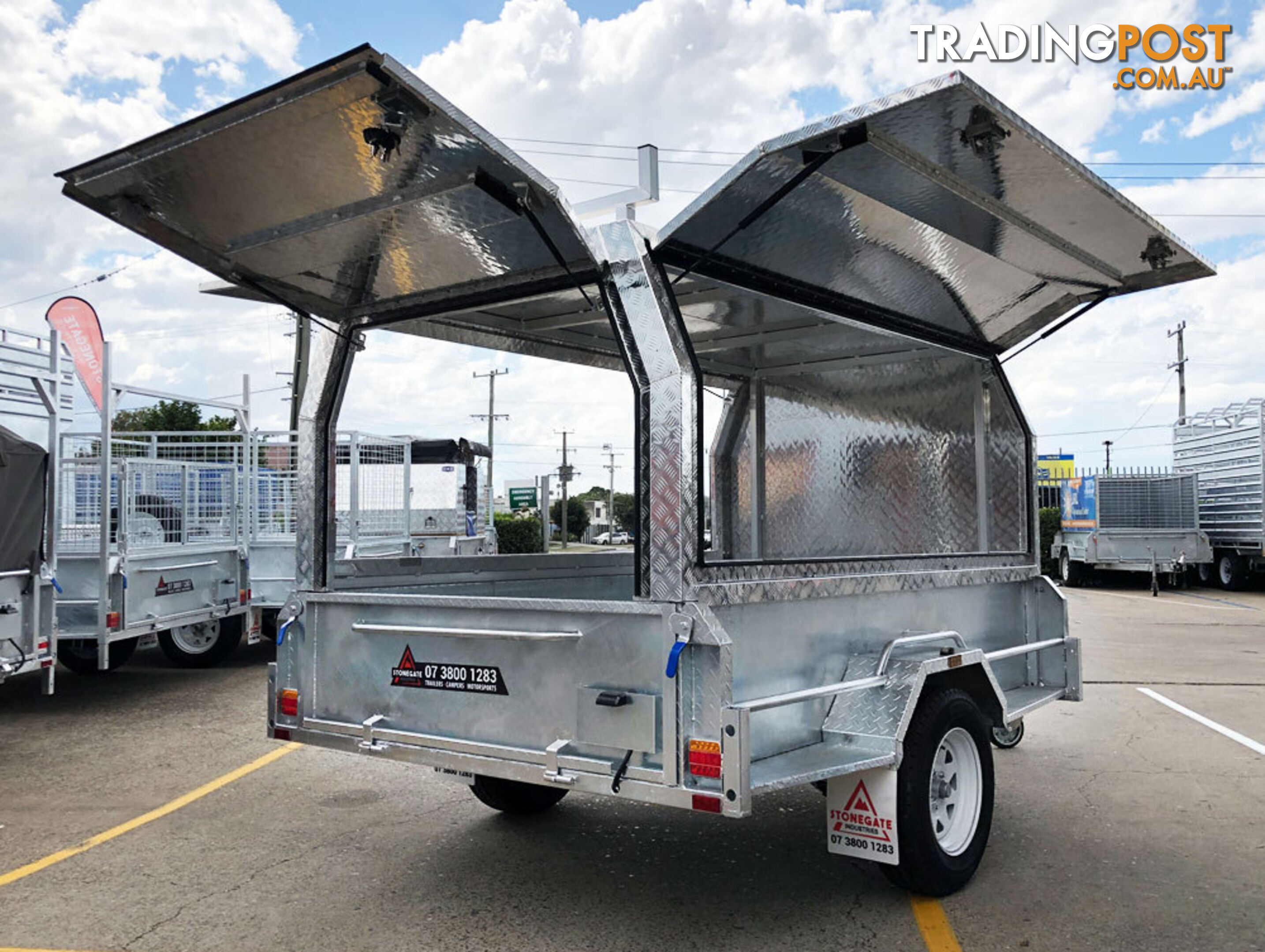 8x6 Heavy Duty Tradesman Builders Trailer For Sale Townsville