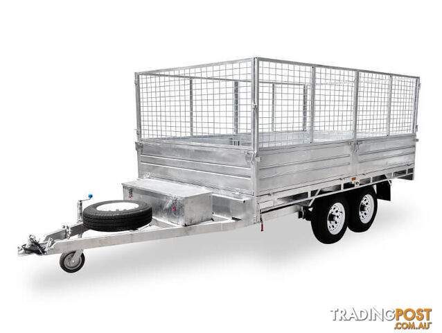 12Ã7 Flat Top Hydraulic Tipper Trailer - photo 2 of 11