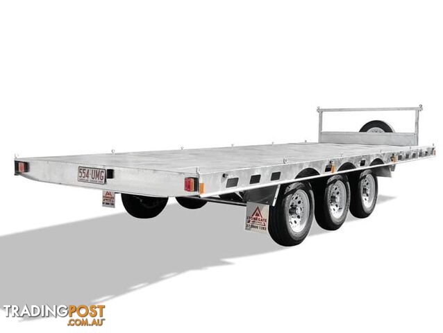 19Ã8 Heavy Duty Tri-axle Flat Deck Trailer  - photo 2 of 8