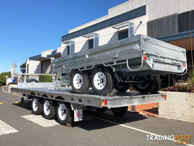 19Ã8 Heavy Duty Tri-axle Flat Deck Trailer  - photo 5 of 8