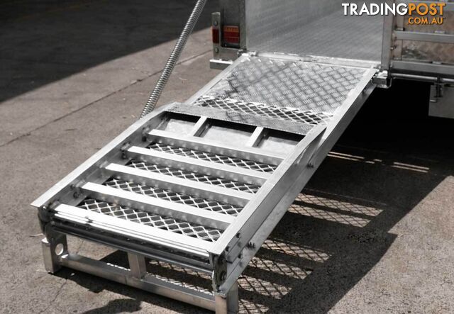 10x6 Heavy Duty Tandem Lawn Mower Trailer For Sale with Enclosed Mower Box  - photo 5 of 15