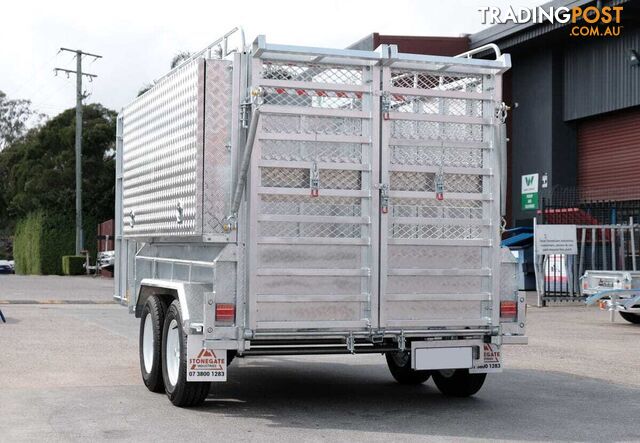 10x6 Heavy Duty Tandem Lawn Mower Trailer For Sale with Enclosed Mower Box  - photo 2 of 15