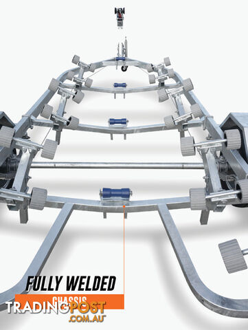 6300 Boat Trailer with Disc Brakes (Wobble Rollers or Skid Type)  - photo 5 of 26