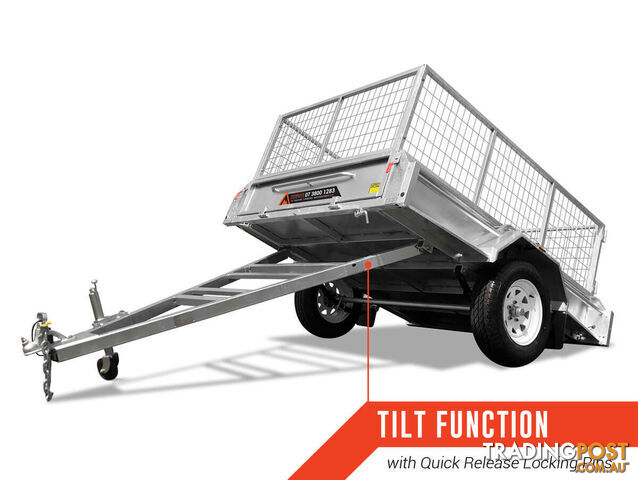 7x4 Galvanised Trailer with Cage For Sale in Townsville - photo 5 of 13
