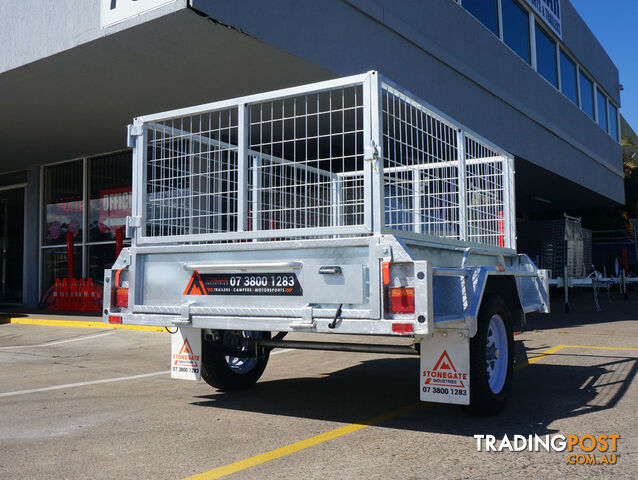 7x4 Galvanised Trailer with Cage For Sale in Townsville - photo 4 of 13