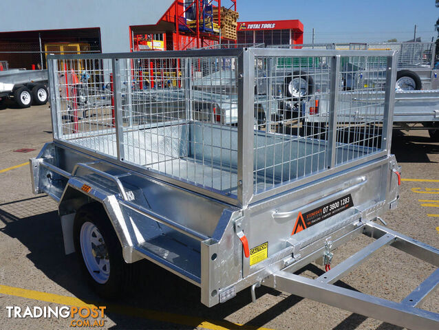 7x4 Galvanised Trailer with Cage For Sale in Townsville - photo 2 of 13