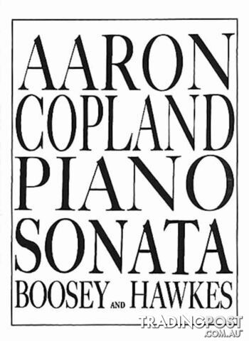 Copland â Piano Sonata