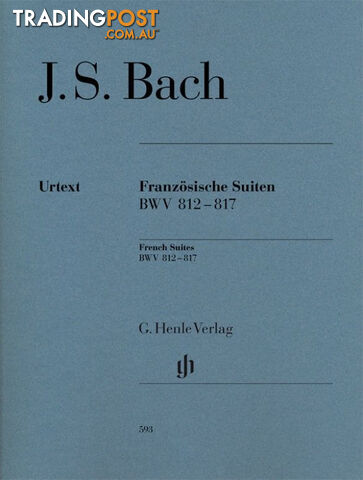 JS Bach - French Suites BWV 812-817 HN593