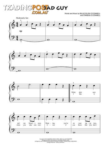 Billie Eilish â Beginning Piano Solo - photo 2 of 4