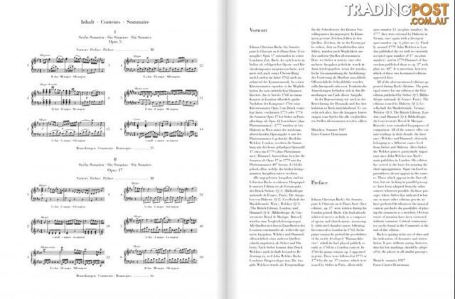 Bach JC - Piano Sonatas, Volume II op. 17 - photo 3 of 4