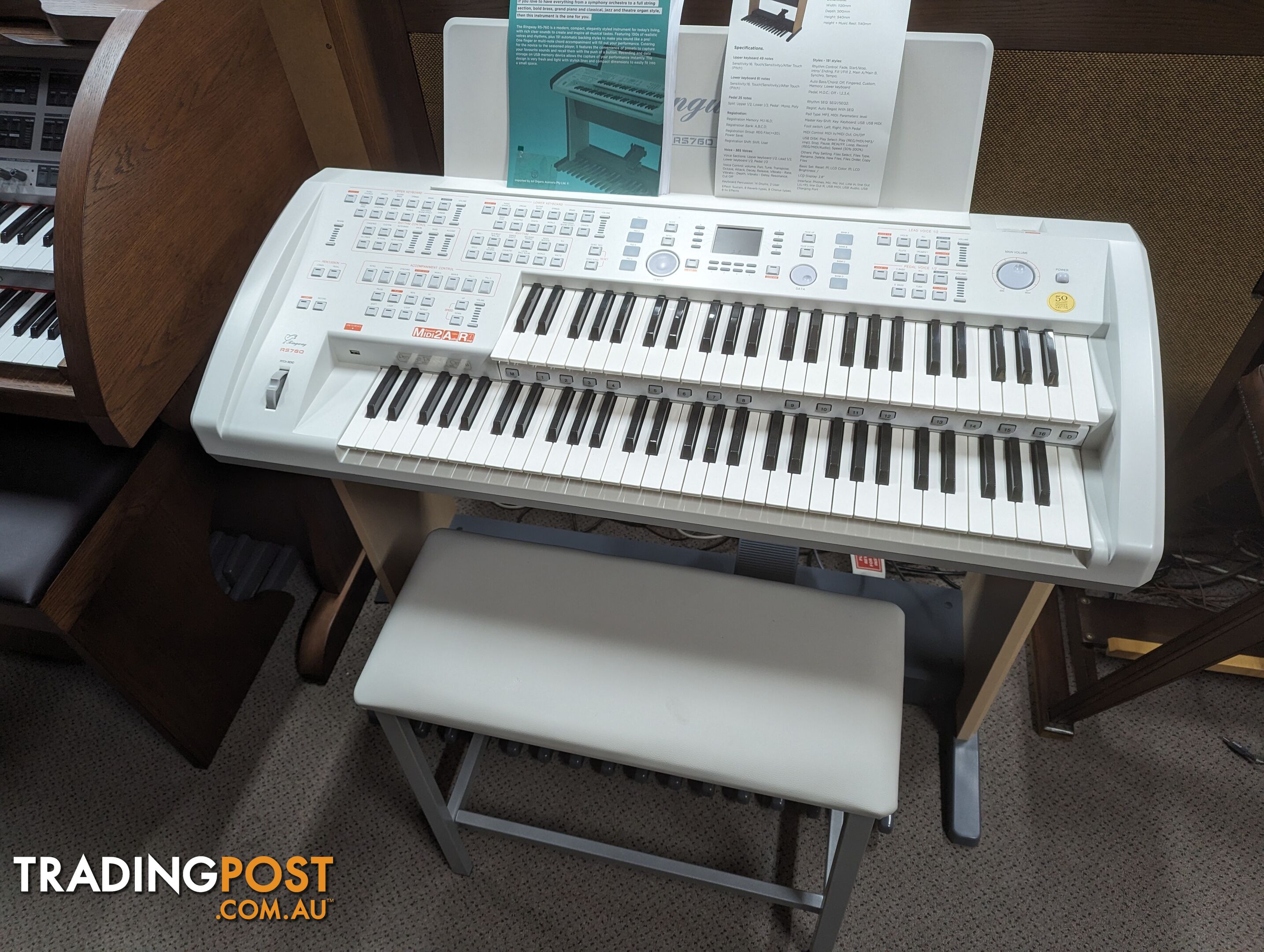 Ringway Electronic Organ RS-760