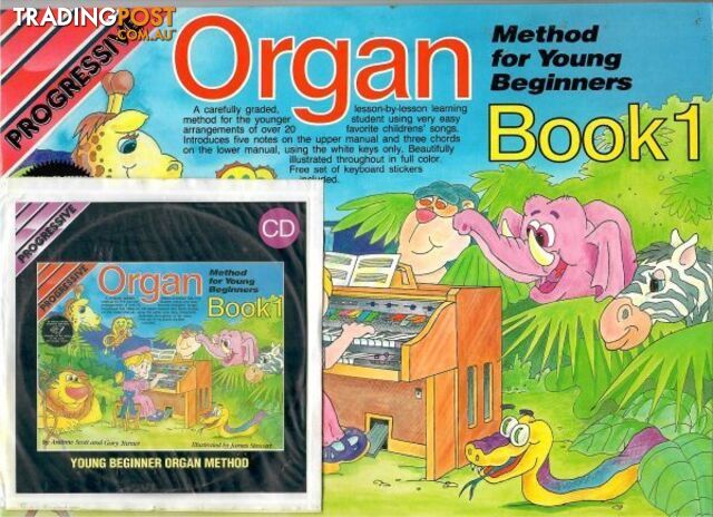 Progressive Organ Method for Young Beginners â Book 1 with CD