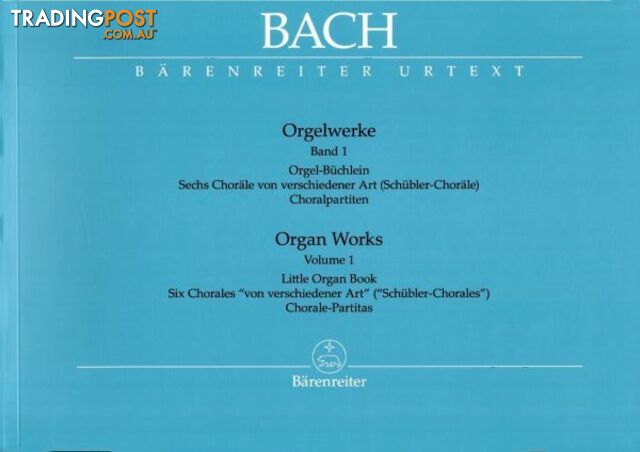 J.S. Bach â Organ Works Book 1: Little Organ Book / 6 SchÃ¼bler Chorales