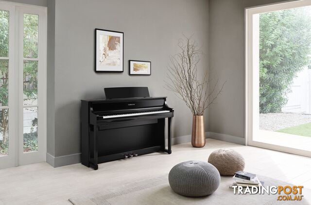 Yamaha ClavinovaDigital Piano - CLP875 Black Matt with Matching Bench