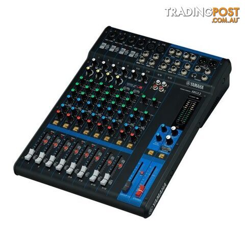 MG12 · 12-Channel Mixing Console · Max. 6 Mic / 12 Line Inputs (4 mono + 4...