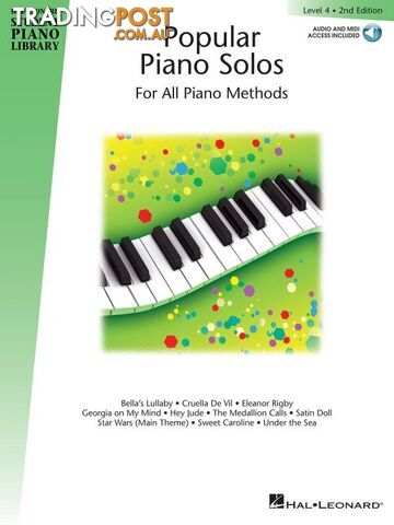 HLSPL POPULAR PIANO SOLOS BK 4 OA 2ND ED