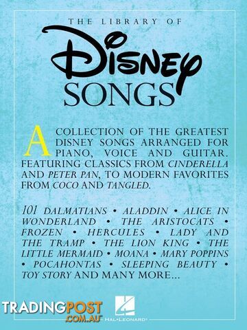 THE LIBRARY OF DISNEY SONGS PVG