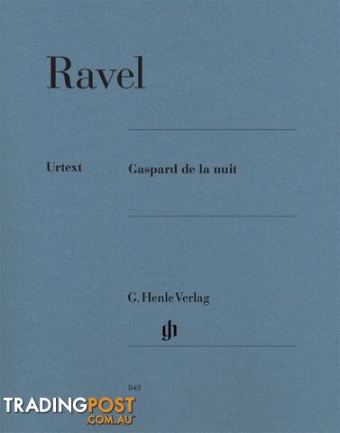Ravel â Gaspard De La Nuit (piano)