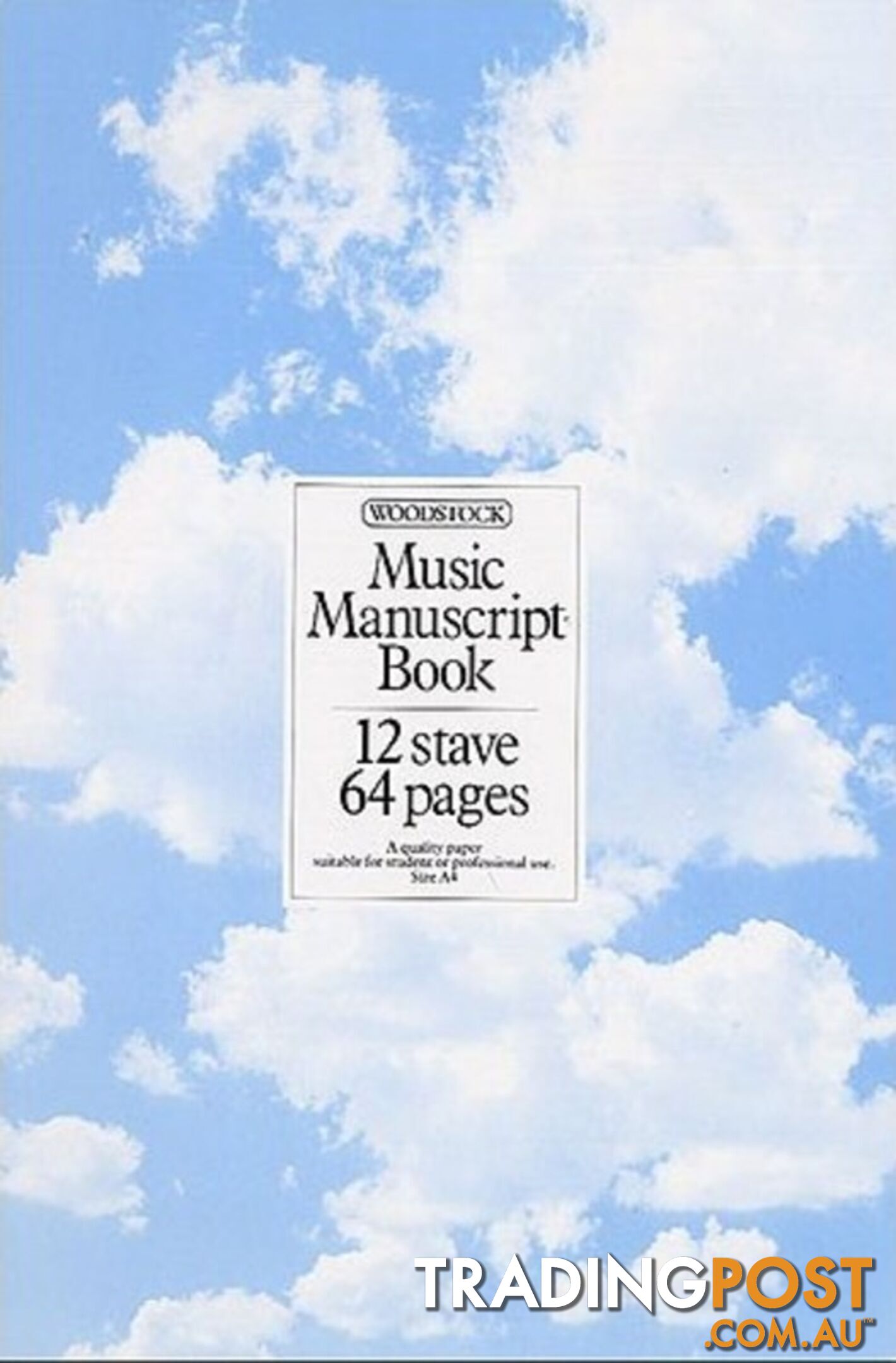 MANUSCRIPT BOOK 12 STAVE 64 PAGES A4 SPIRAL