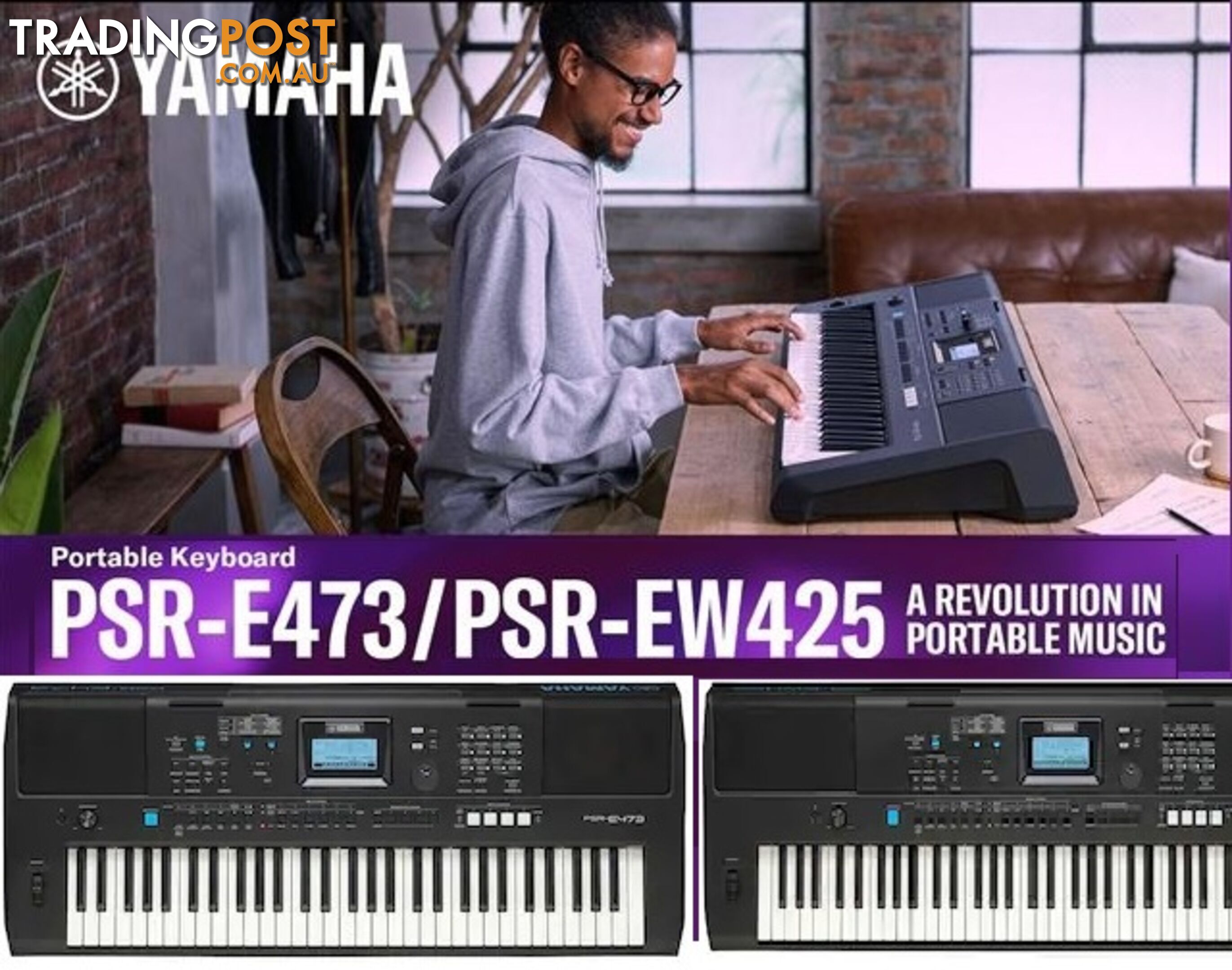 Yamaha E-Series PSR EW425  Regular Series Yamaha PSREW425 Keyboard