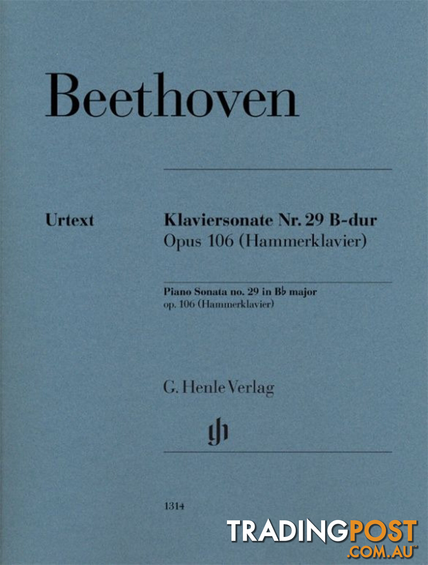 Beethoven - Piano Sonata no. 29 B flat major op. 106 (Hammerklavier)