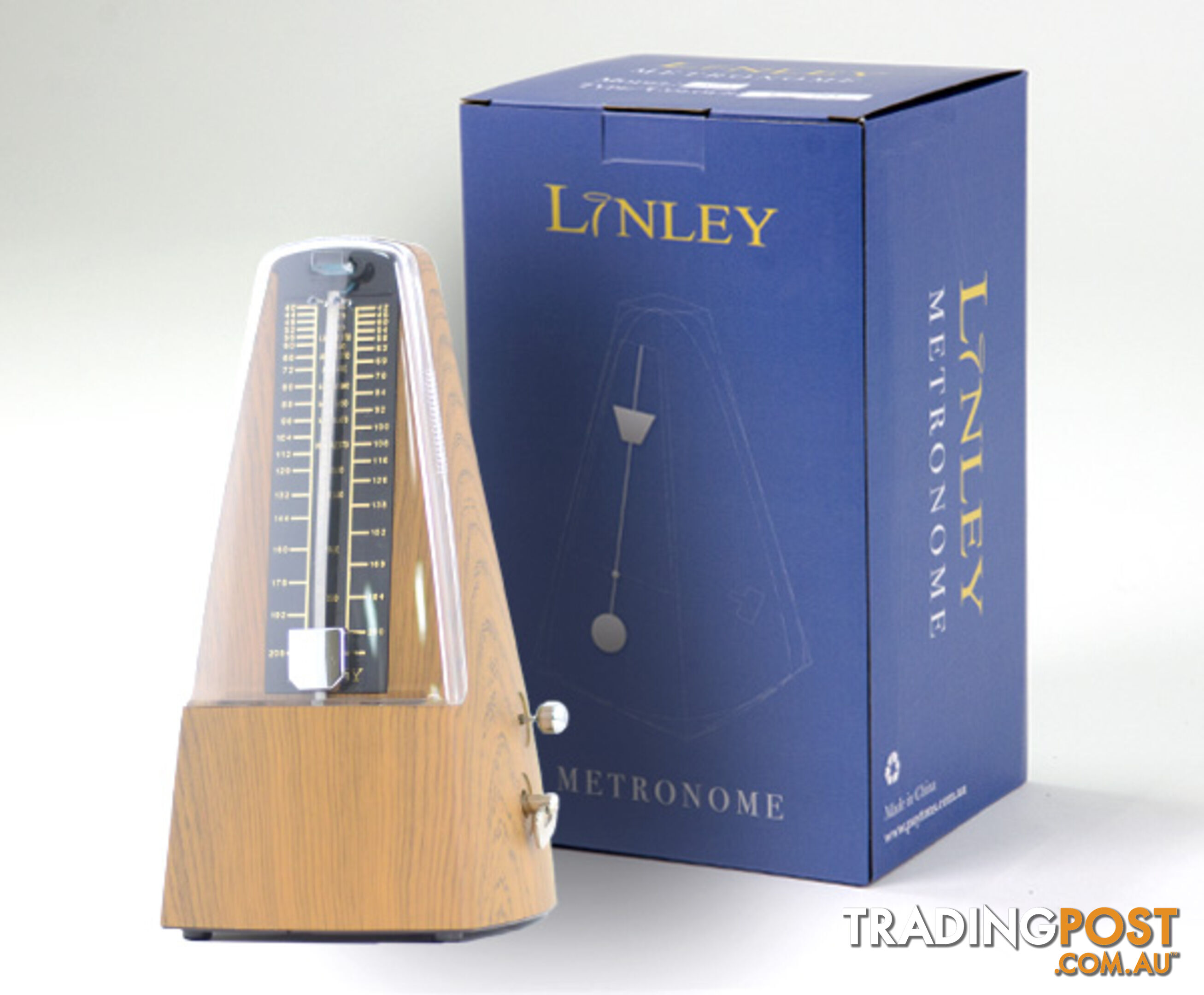 Linley Metronome Plastic with Bell Teak Finsh