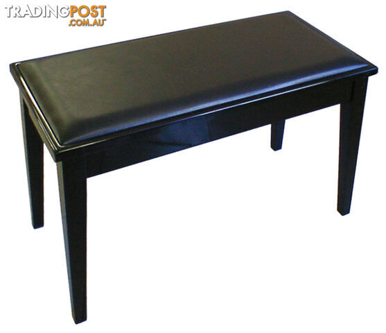 Yamaha No7PE Duet Piano Bench With Storage Polished Ebony (Black)