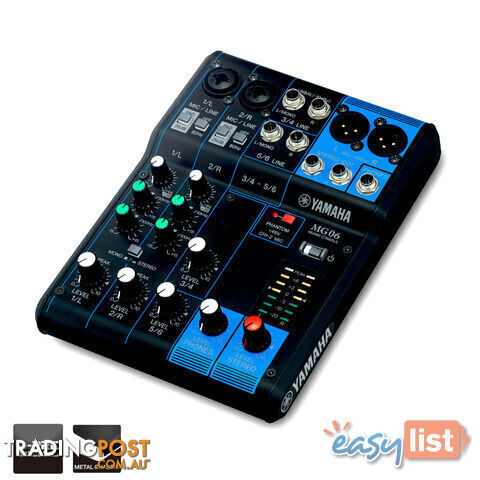 Yamaha MG06X 6 Channel Mixing Console PA
