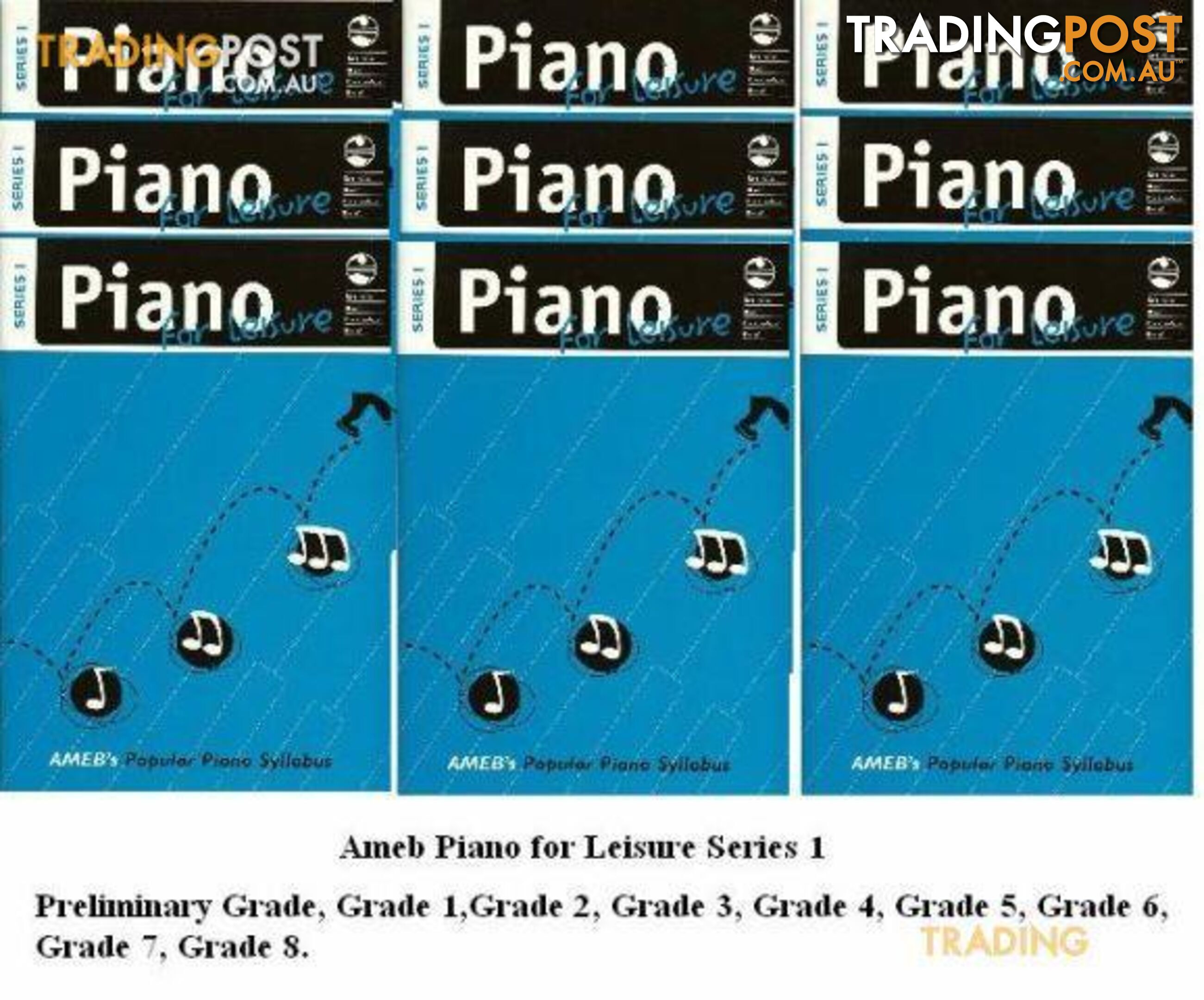 AMEB Piano for Leisure - Grade Books - Series 1