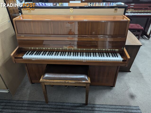 Zimmermann Upright Piano 108 cm Light Walnut Polished