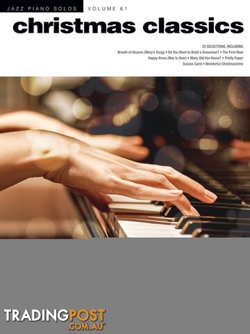CHRISTMAS CLASSICS JAZZ PIANO SOLOS V61 JPS