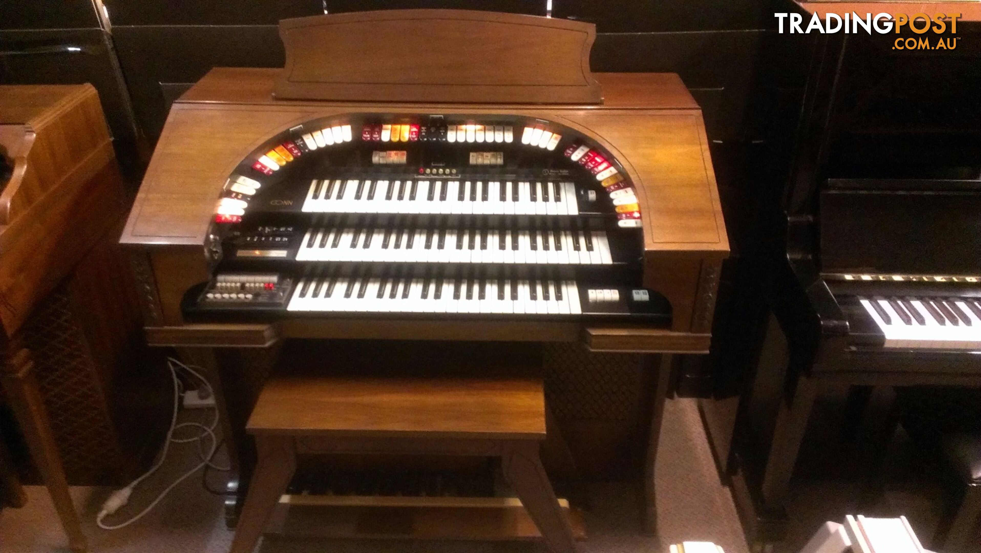 Conn 580 Theatrette Organ, Walnut  Series II ~ NOW SOLD