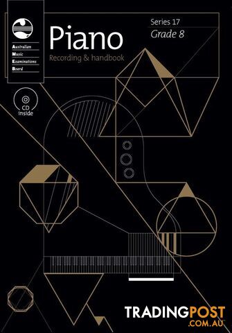 PIANO AMEB GRADE 8 SERIES 17 CD/HANDBOOK