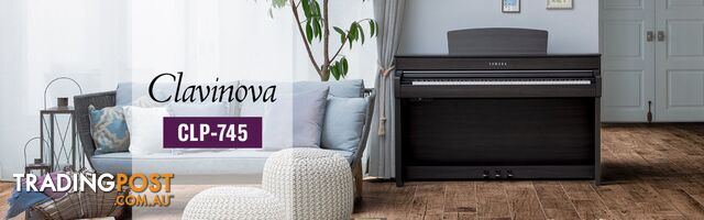 Yamaha Clavinova Digital Piano - CLP745 New in Polished Ebony
