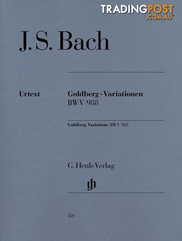 Bach JS Goldberg Variations BWV 988