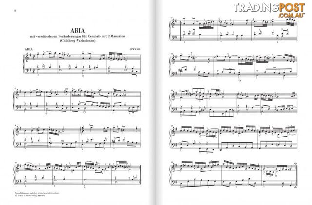 Bach JS Goldberg Variations BWV 988 - photo 4 of 5