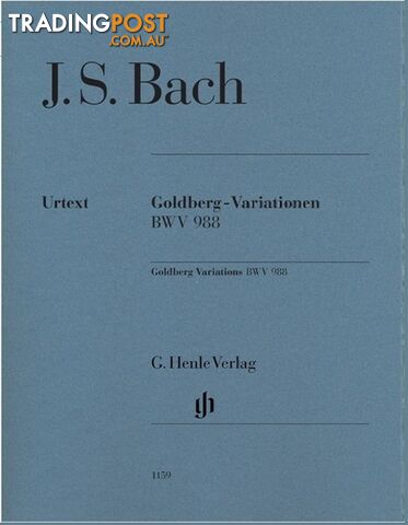 Bach JS Goldberg Variations BWV 988 