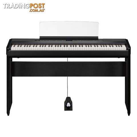 P525B Yamaha black-finished flagship portable digital piano - photo 5 of 10