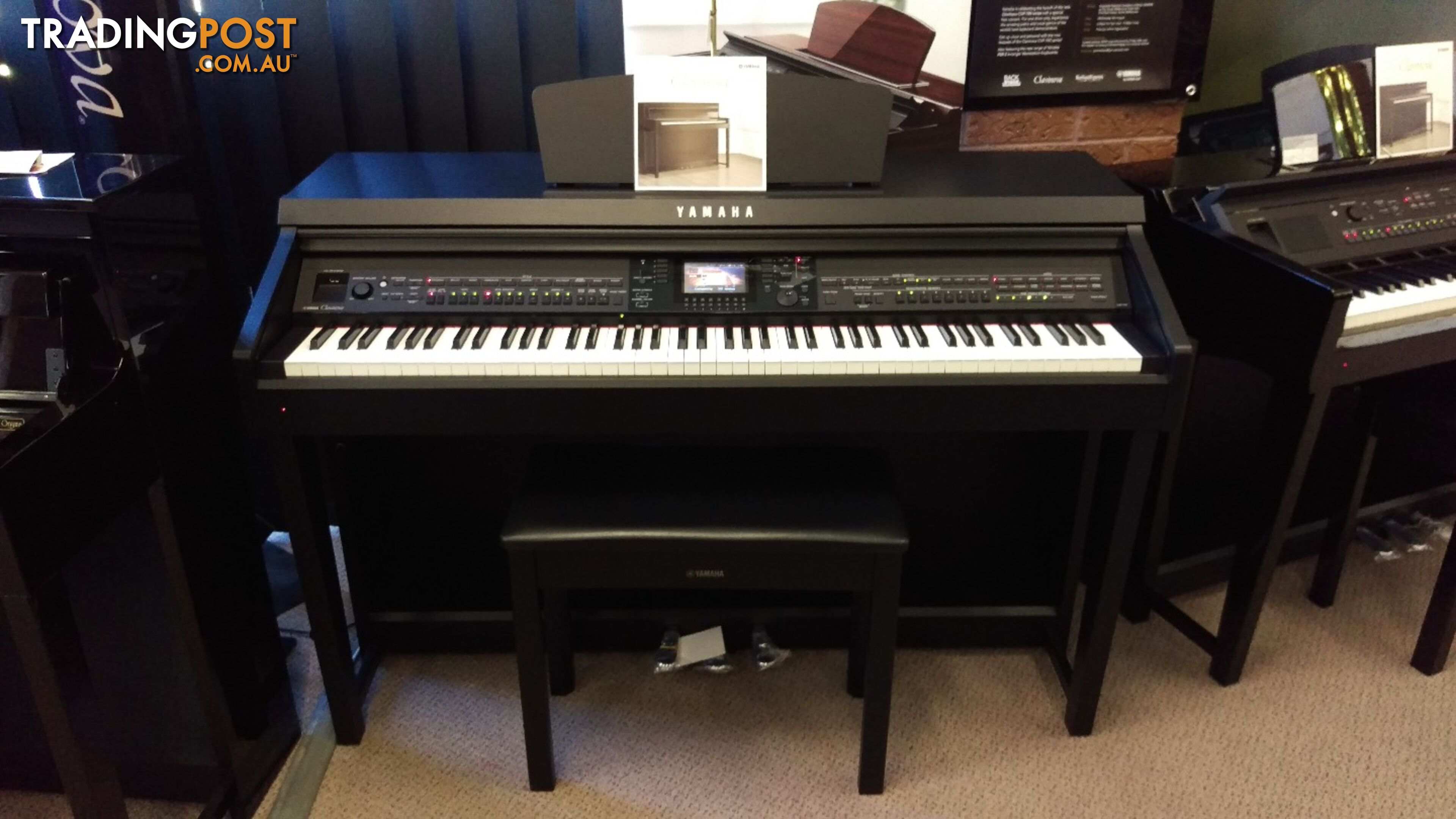 Yamaha Clavinova CVP701 Black Walnut Digital Piano CVP700 series 