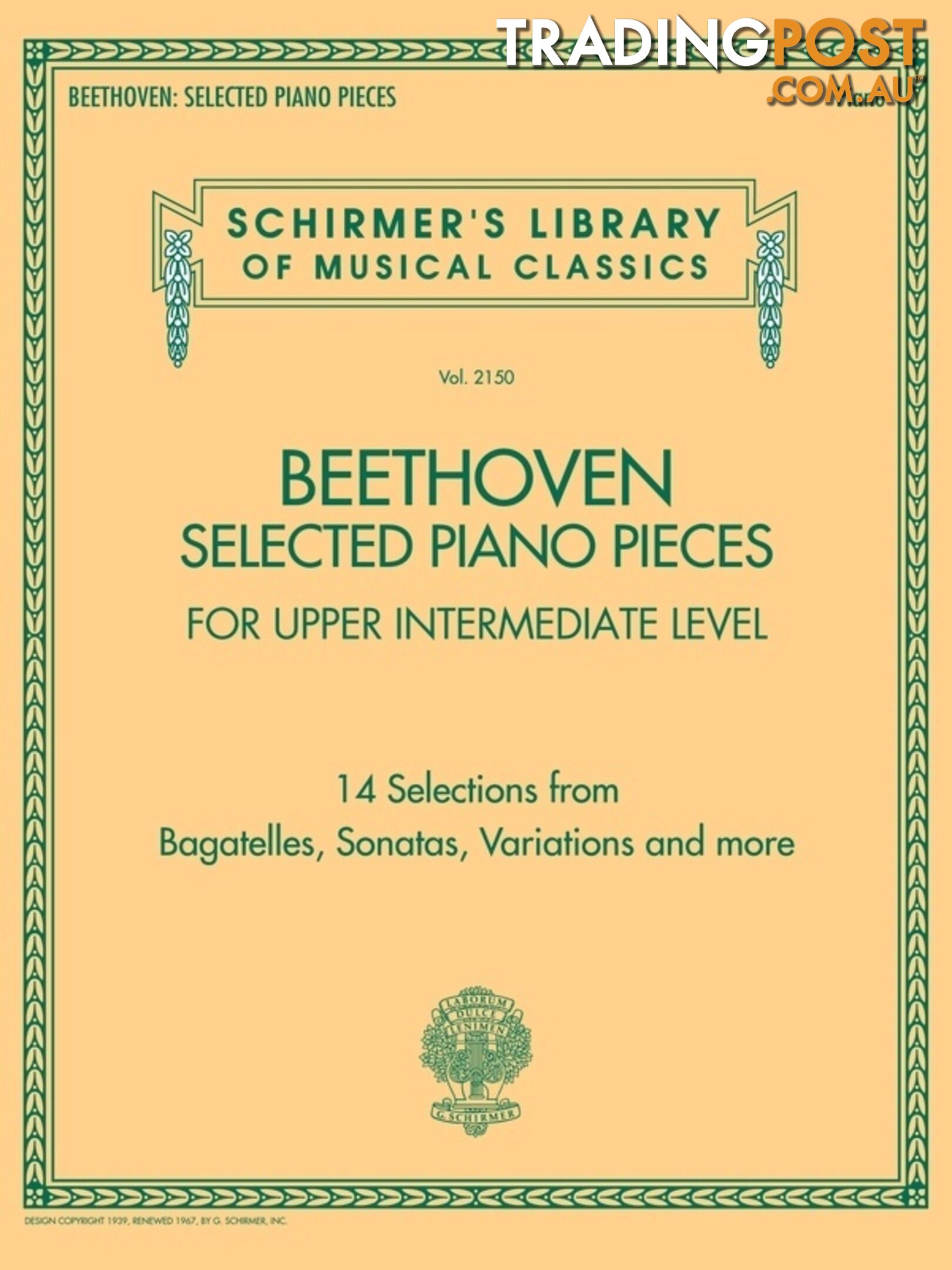 Beethoven â Selected Piano Pieces â Upper Intermediate Level
