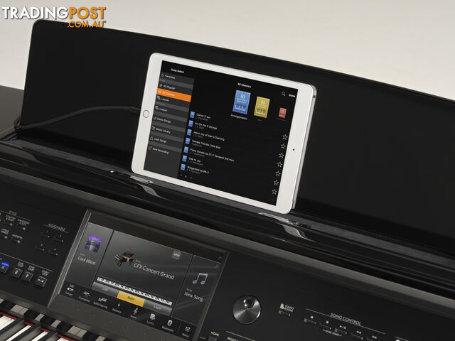 One only Yamaha Clavinova CVP809GP Grand Piano-Style Cabinet Polished Ebony Digital Piano CVP800 series - photo 5 of 6