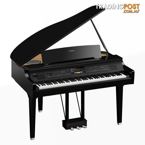 One only Yamaha Clavinova CVP809GP Grand Piano-Style Cabinet Polished Ebony...