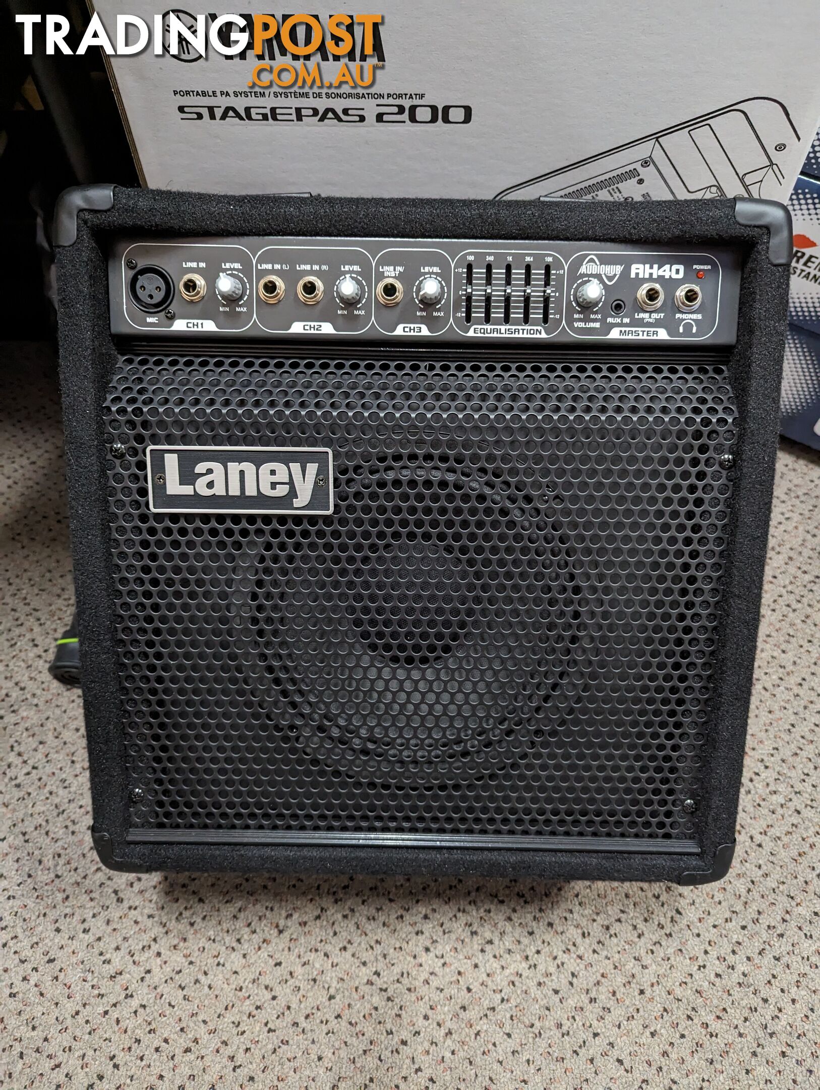 LANEY AH40 multi-input combo amplifier 40 WATT Amp,  Bass, Electronic Drum, Keyboard & Vocal