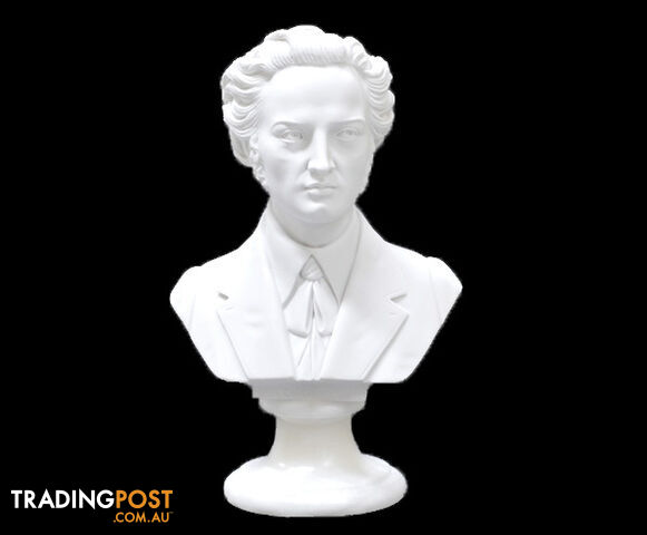 22cm Bust Crushed Marble Chopin