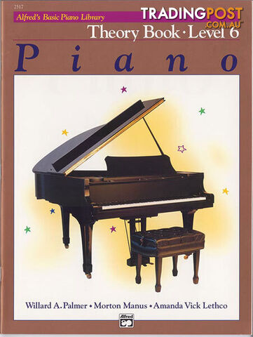 Alfredâs Basic Piano Library â Theory Book Level 6