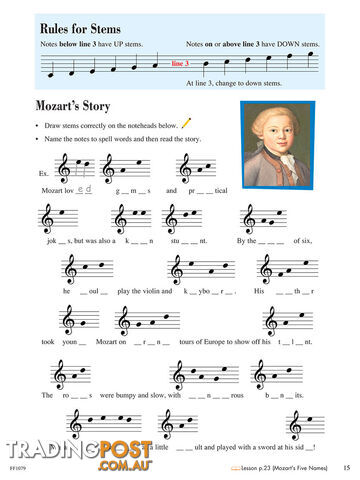 Piano Adventures Level 1 - Theory Book