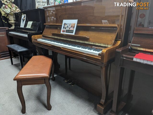 Alex Steinbach Professional,127cm Upright Piano in Walnut Polished ( 1998 Ser No #ISD00574)