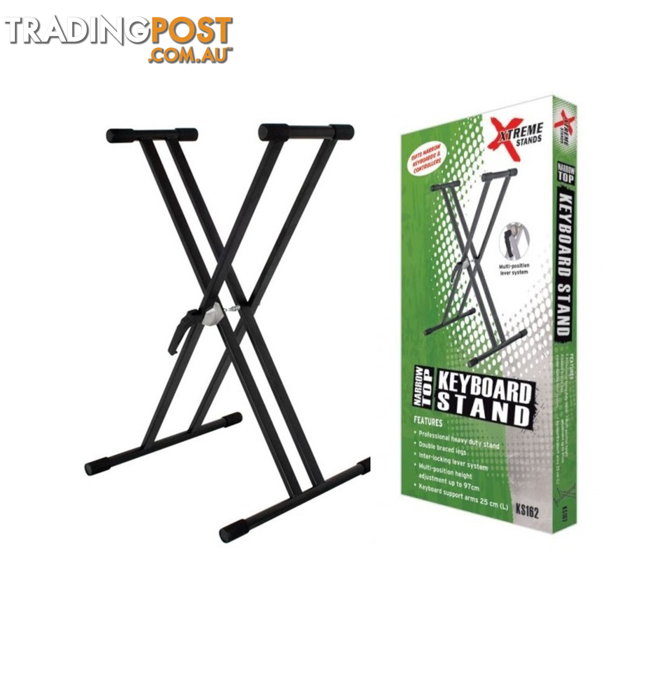 Xtreme KS162 Keyboard Stand (Black) by AMS 