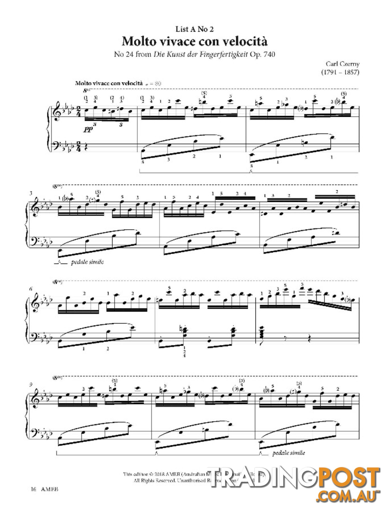   AMEB Piano Series 18  Grade 8