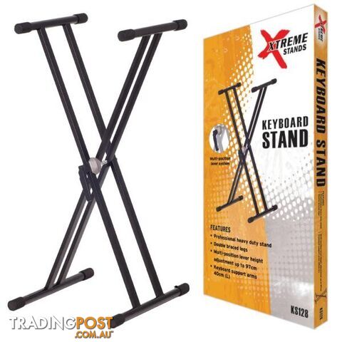 Xtreme KS128 Slimline Double Braced X-Style Keyboard